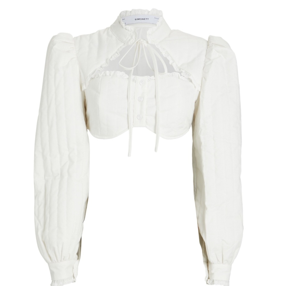 Simonett Cottage Core Crop Top